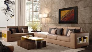 Auschwitz - scultura su tela opera di design inserita in arredo - Sandra Marcelloni