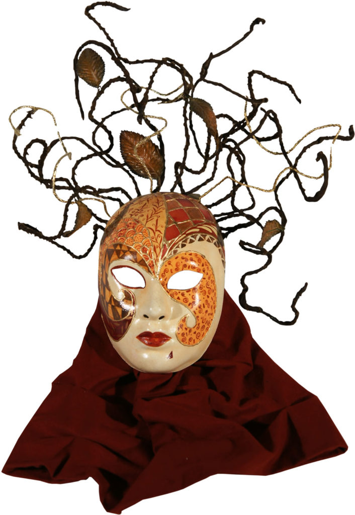 Fata d'autunno - maschera veneziana - Sandra Marcelloni
