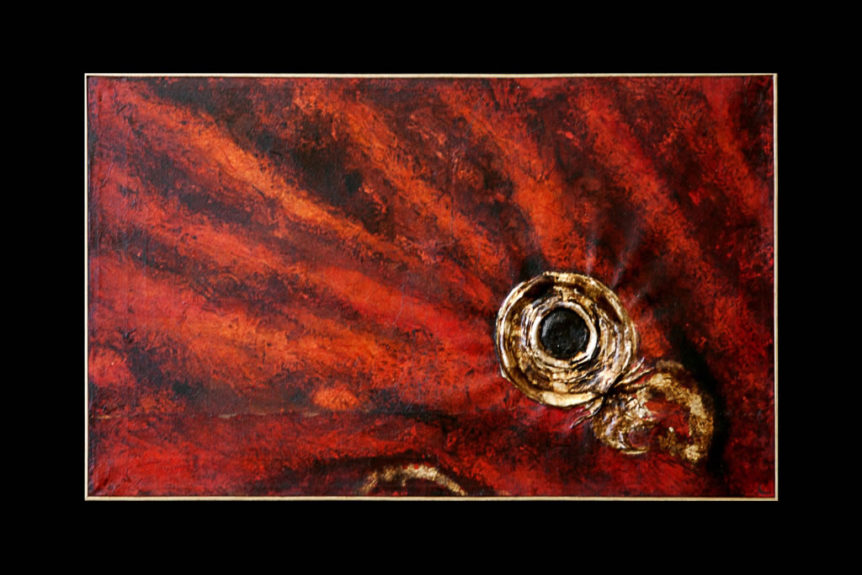 Re Scorpione opera di arte contemporanea di Sandra Marcelloni