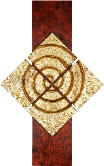 Vortice di vita - scultura su legno opera contemporanea -Sandra Marcelloni